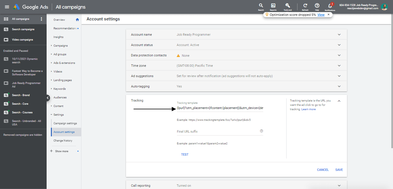 UTM Parameter Image